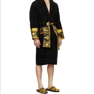 Black I Heart Baroque Robe🖤✨